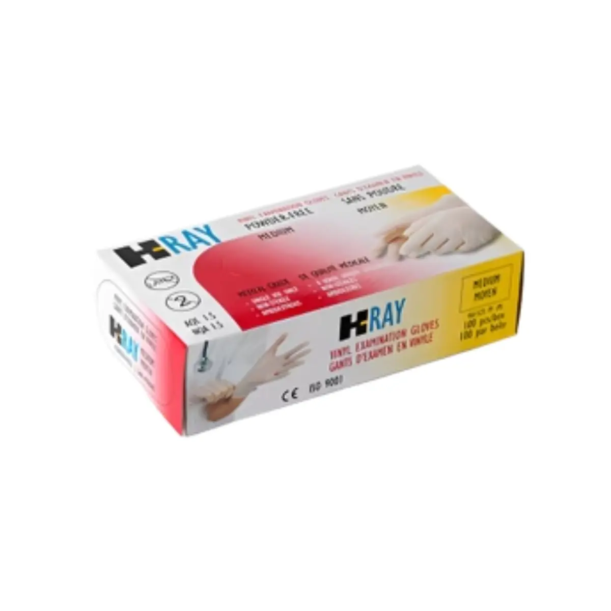 Supp Disp Glvs Hray White Vinyl Small Powder Free (100/Bx) 1
