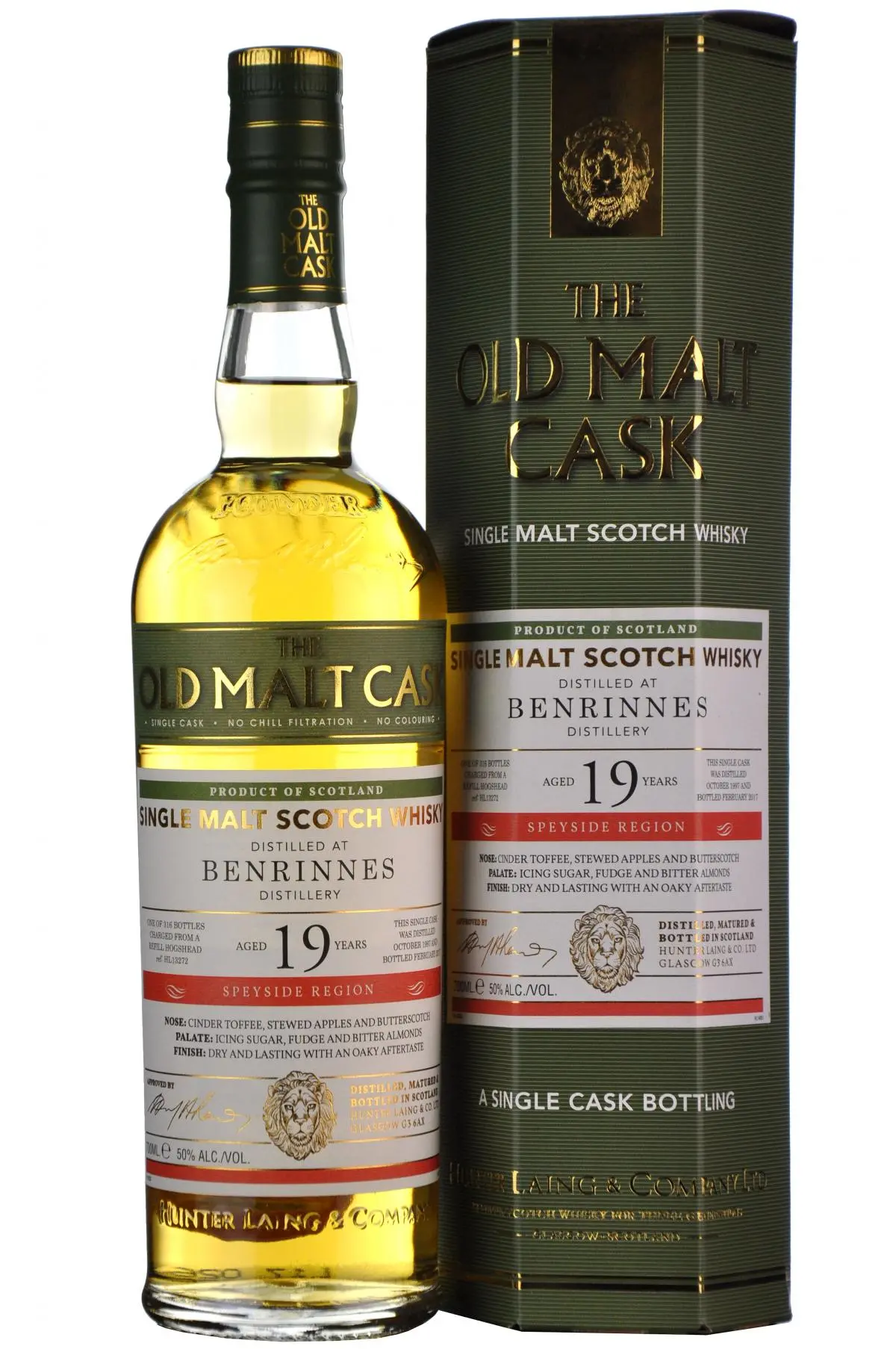 Benrinnes 1997-2017 | 19 Year Old | Old Malt Cask 13272 1