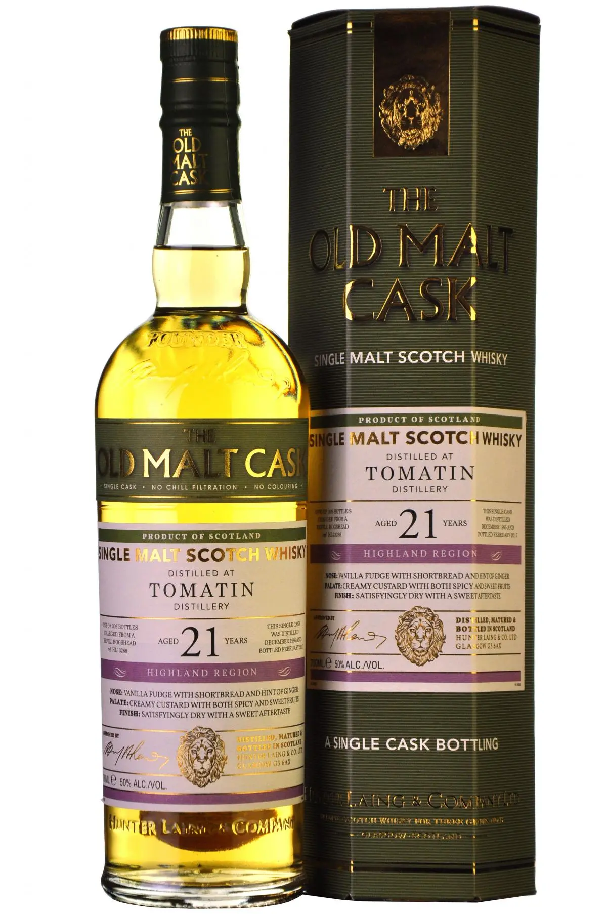 Tomatin 1995-2017 | 21 Year Old | Old Malt Cask 13268 1