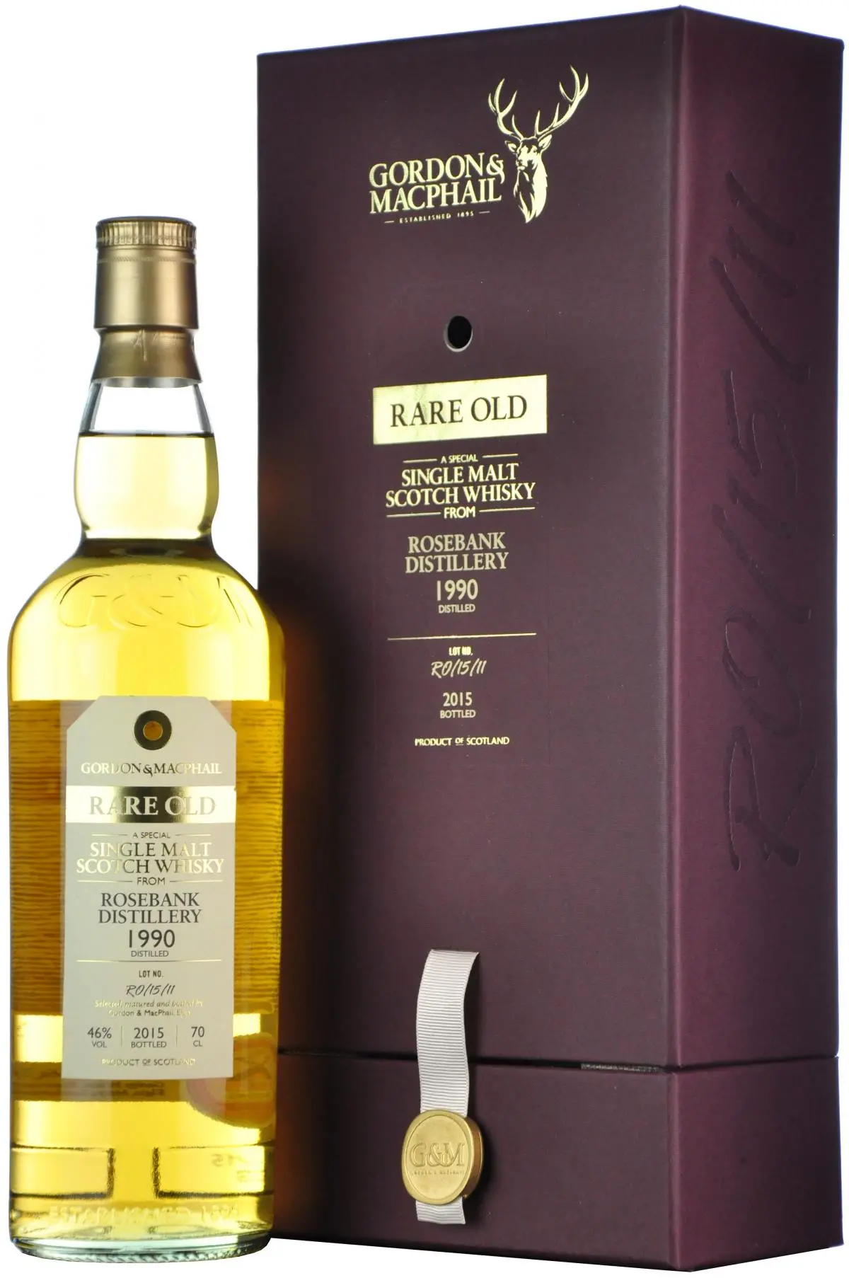 Rosebank 1990-2015 Gordon & Macphail Rare Old 1