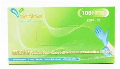 Supp Disp Glvs Nitrile Ezcare Xl 100/Bx (10) 1