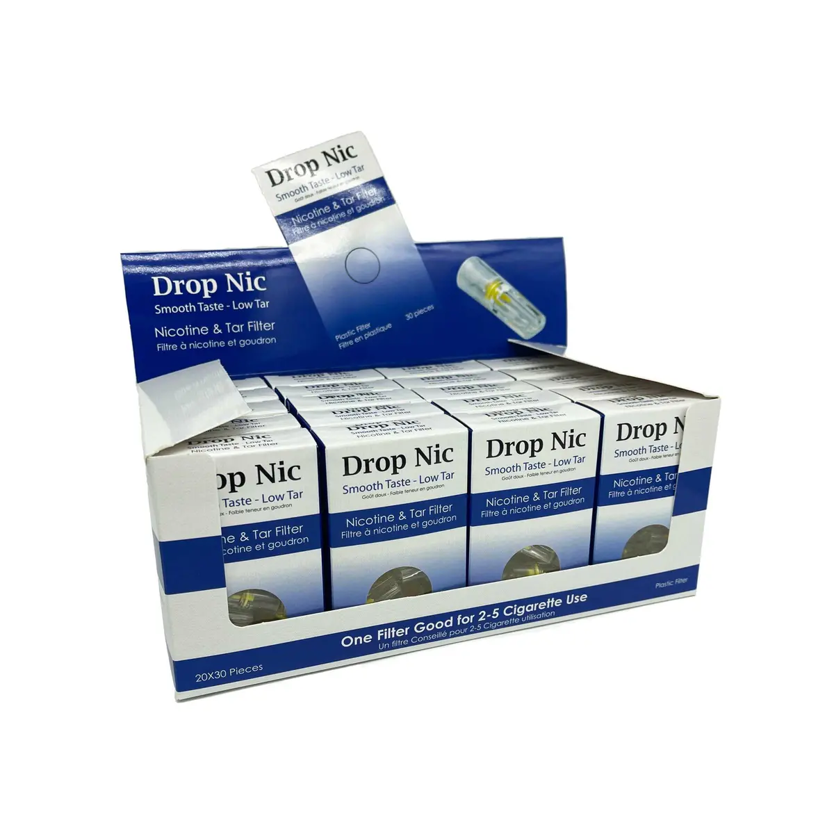 Tobacco Drop Nic Filter (30Pcs/Pk) (20Pk/Disp) 1