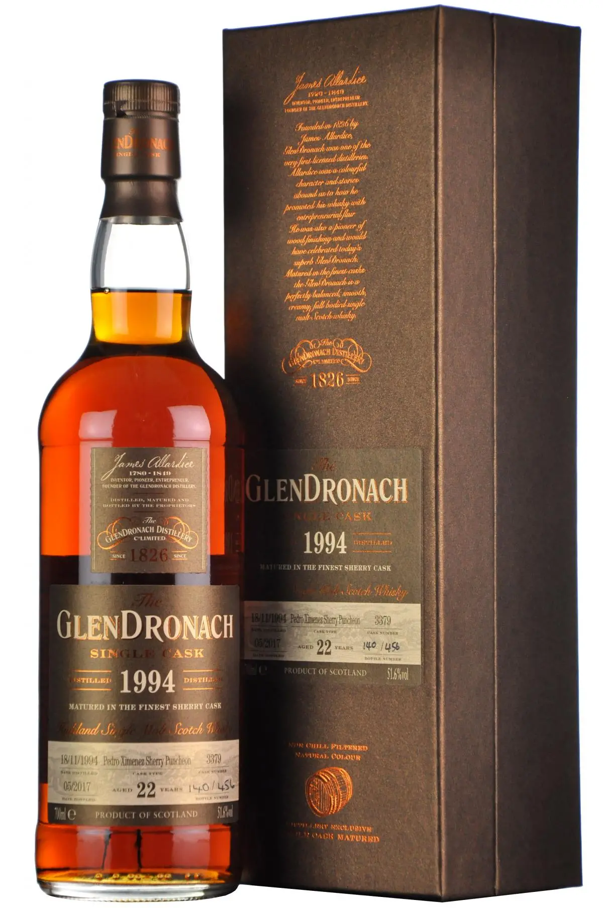 Glendronach 1994-2017 | 22 Year Old | Single Cask 3379 | Batch 15 1