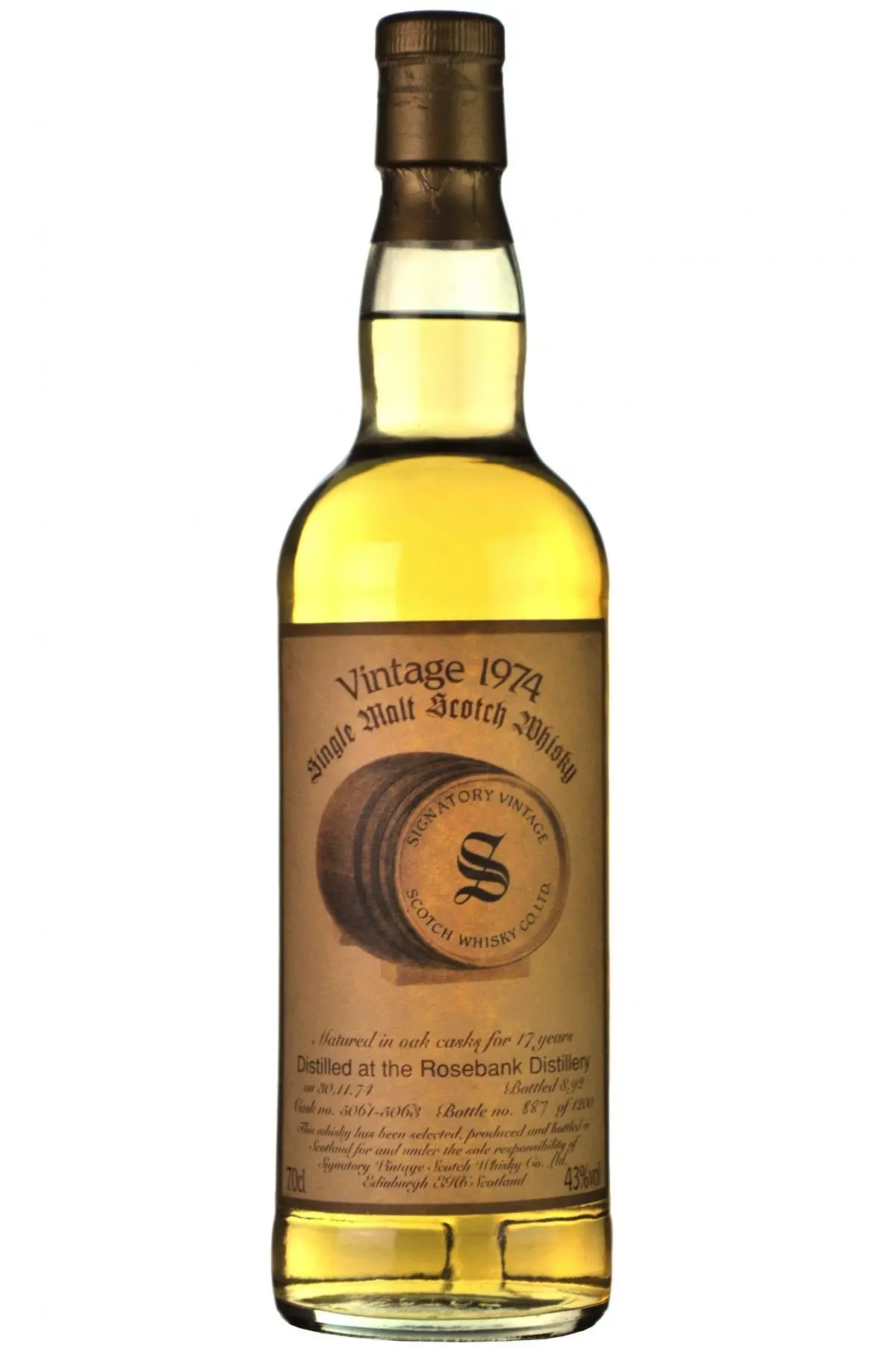 Rosebank 1974-1992 | 17 Year Old Signatory Vintage 1