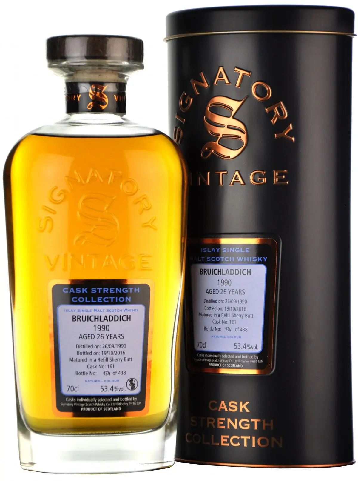 Bruichladdich 1990-2016 | 26 Year Old | Signatory Vintage 1