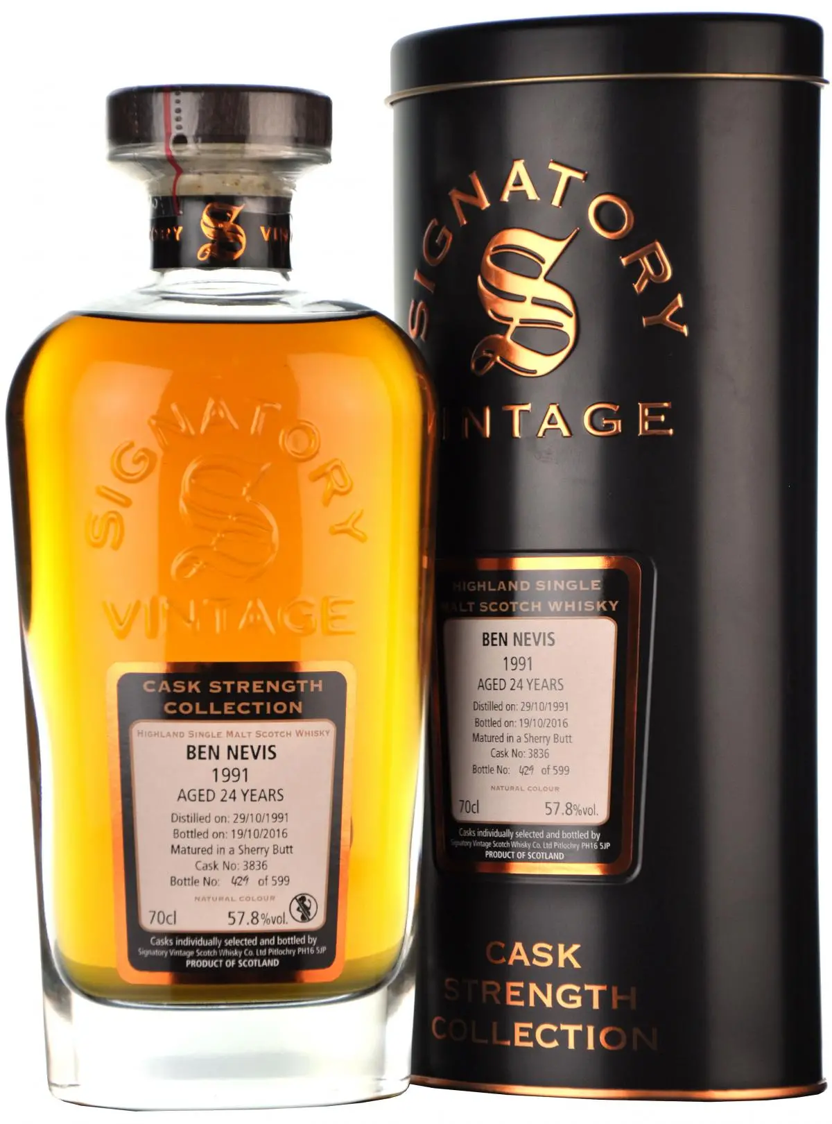 Ben Nevis 1991-2016 | 24 Year Old | Signatory Vintage 1