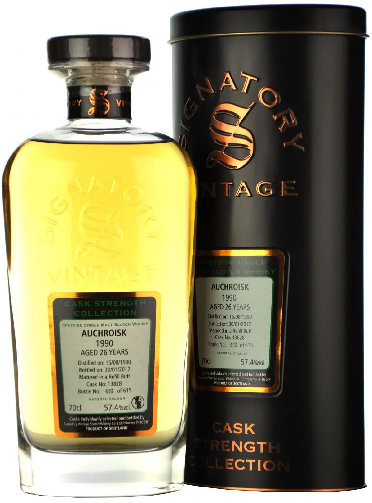 Auchroisk 1990-2017 | 26 Year Old | Signatory Vintage 1