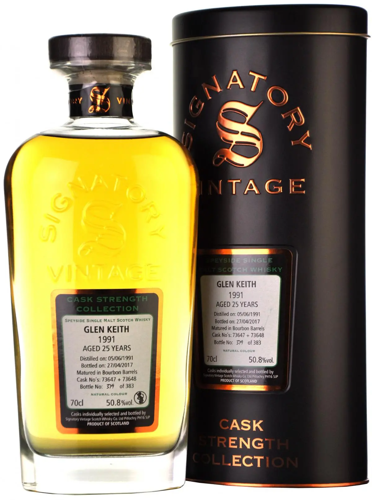 Glen Keith 1991-2017 | 25 Year Old | Signatory Vintage 1