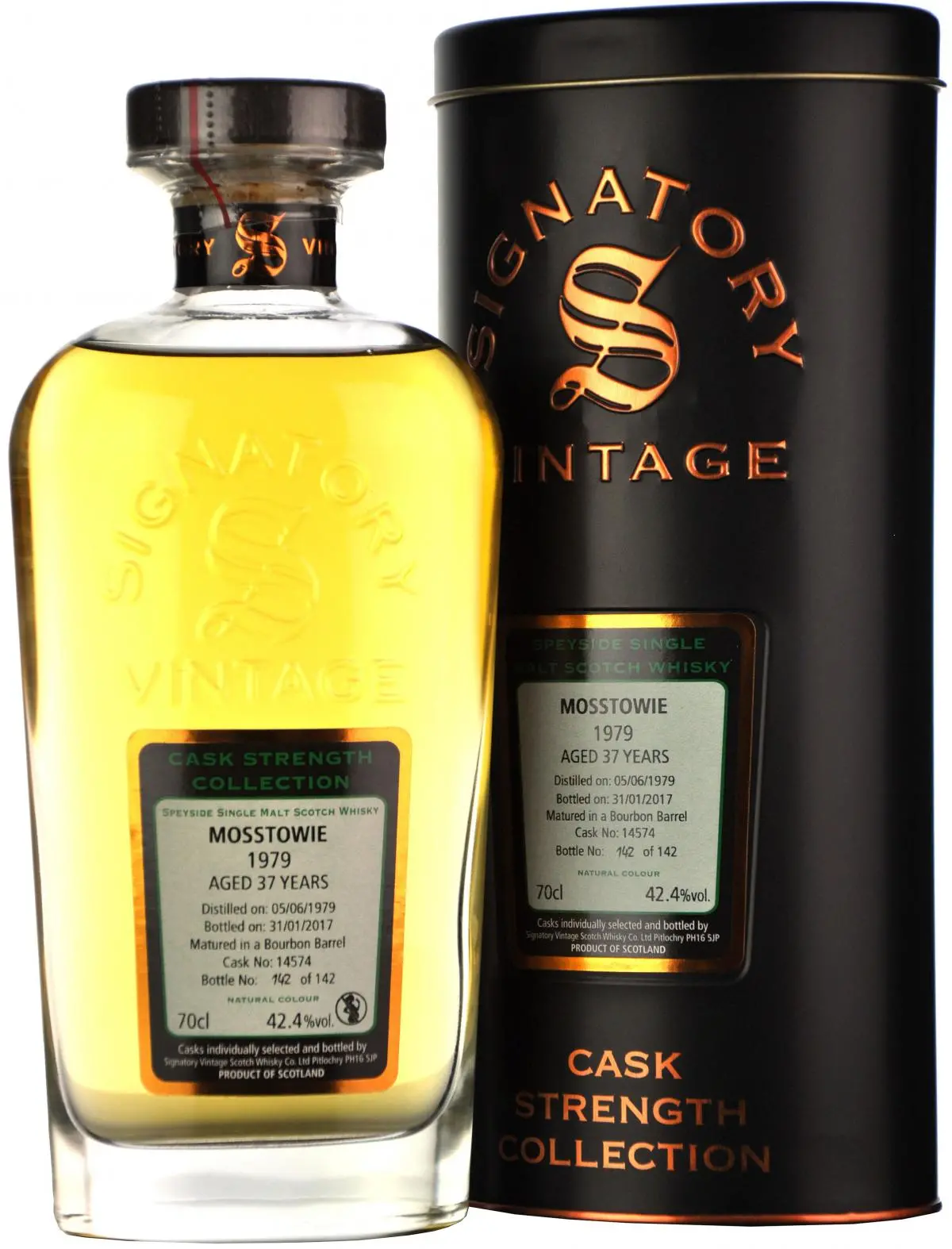 Mosstowie 1979-2017 | 37 Year Old  Signatory Vintage Cask 14574 1