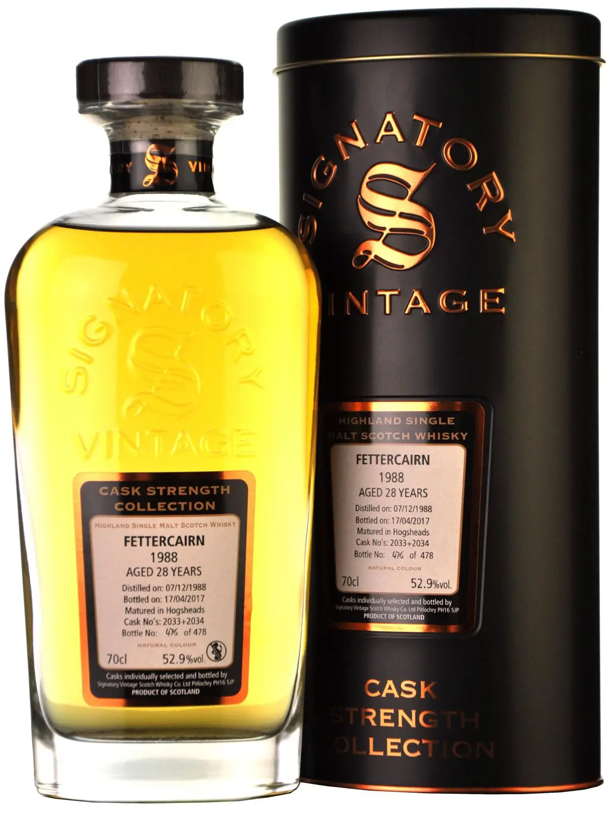 Fettercairn 1988-2017 | 28 Year Old Signatory Vintage Cask 2033+2034 1