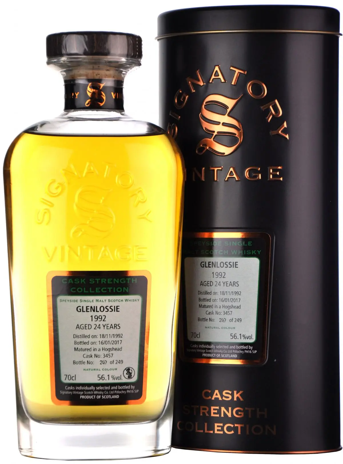 Glenlossie 1992-2017 | 24 Year Old | Signatory Vintage 1