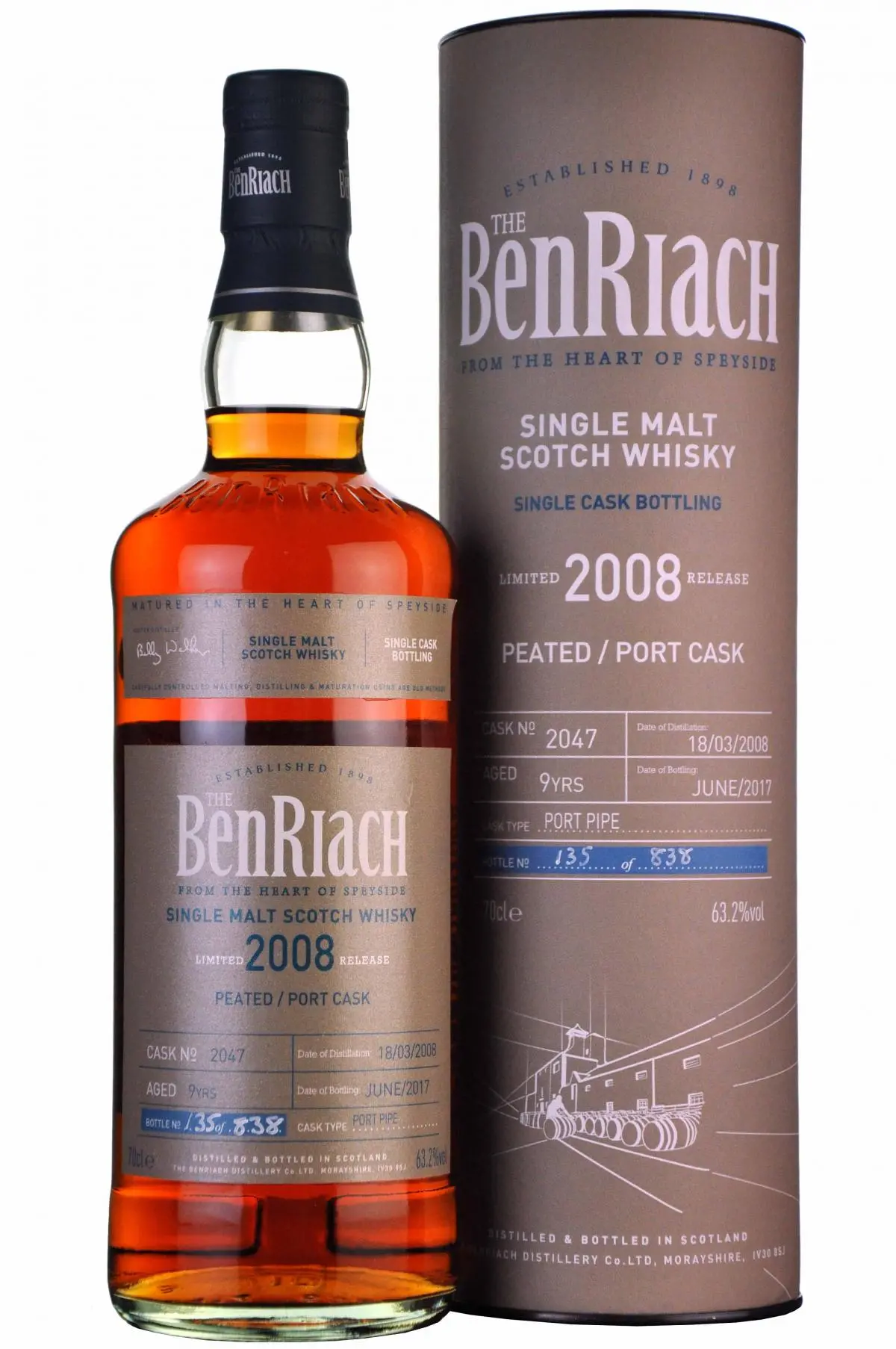 Benriach 2008-2017 | 9 Year Old | Single Cask 2047 | Batch 14 1