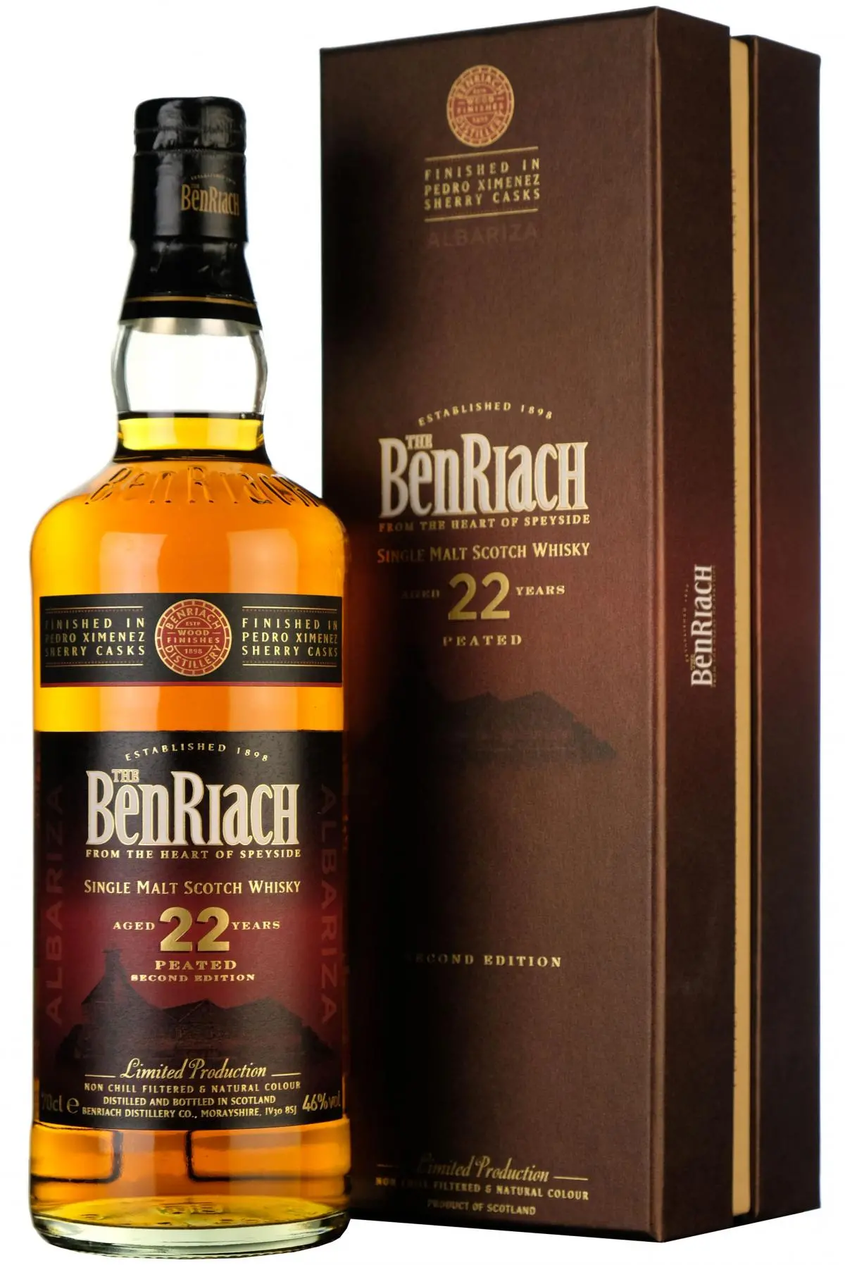 Benriach 22 Year Old Albariza | Peated | Pedro Ximenez Sherry Finish 1