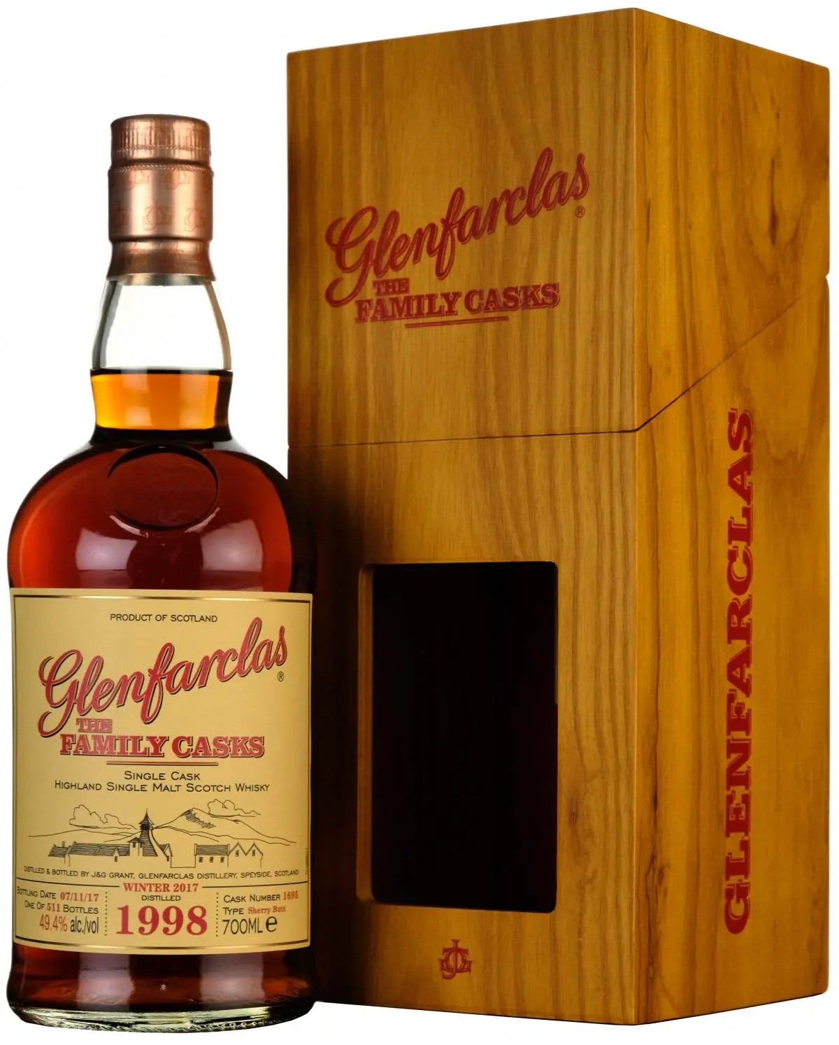 Glenfarclas 1998-2017 | The Family Cask 1695 1