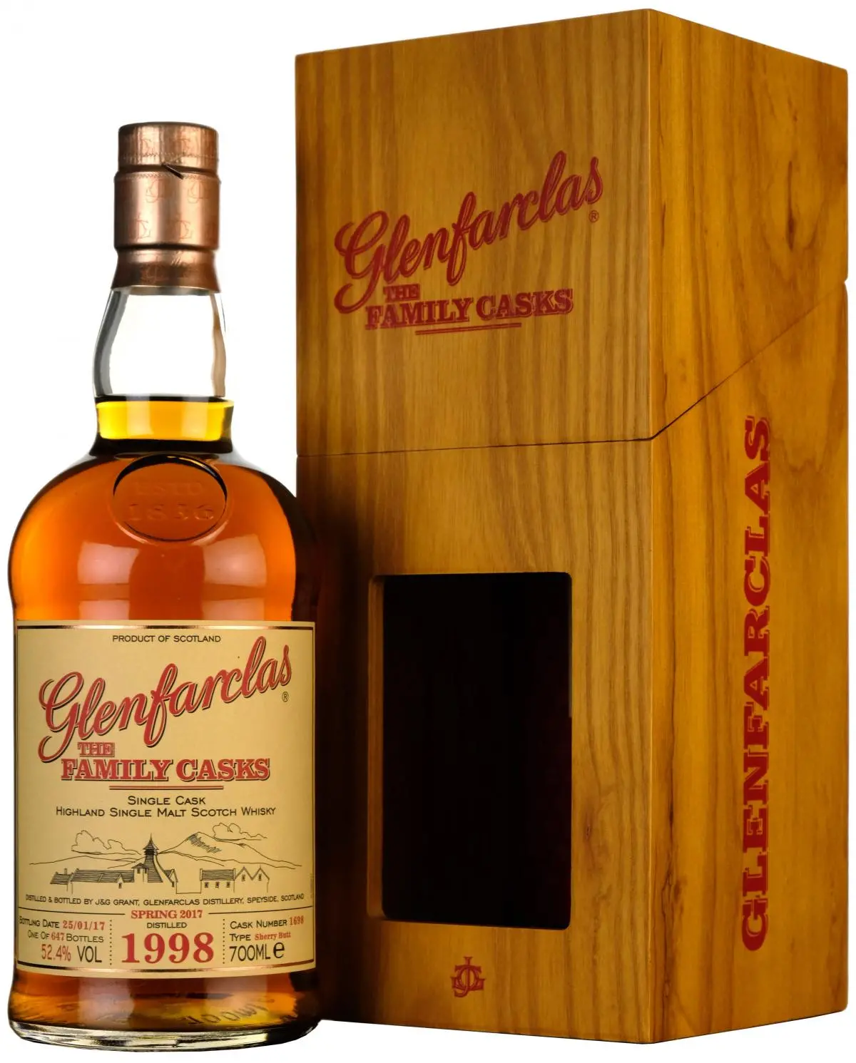 Glenfarclas 1998-2017 | The Family Cask 1698 1