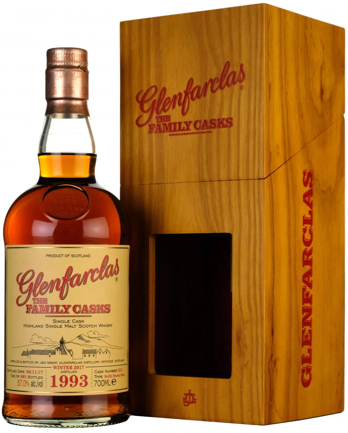 Glenfarclas 1993-2017 | The Family Cask 511 1