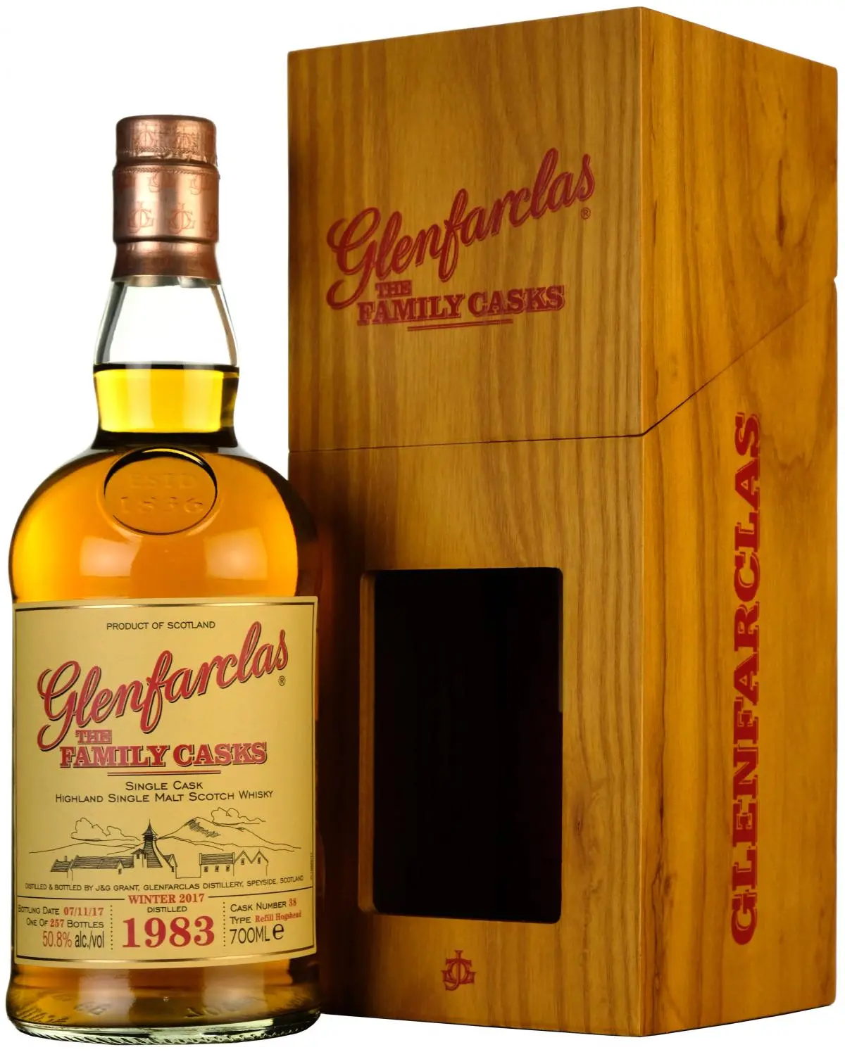 Glenfarclas 1983-2017 The Family Cask Single Cask 38 1