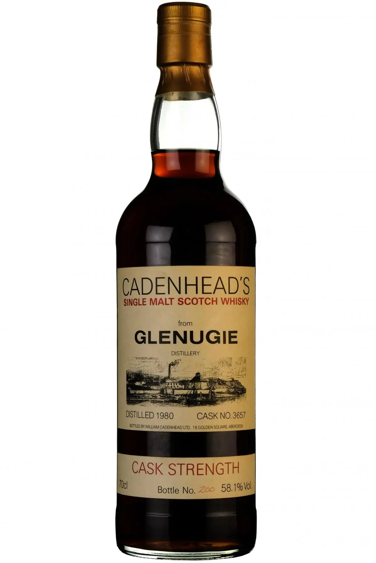Glenugie 1980 | Cadenhead's Cask Strength | Cask 3657 1