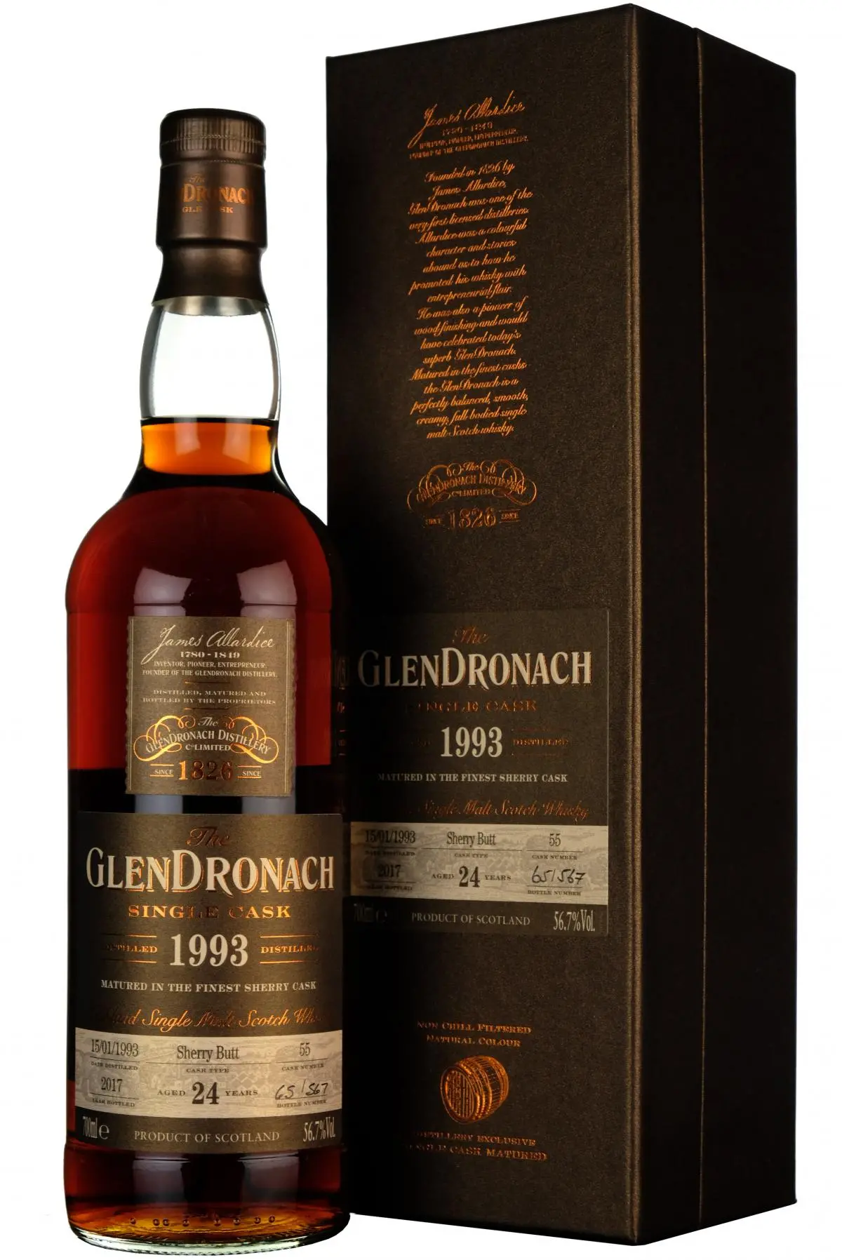 Glendronach 1993-2017 | 24 Year Old | Single Cask 55 | Batch 16 1