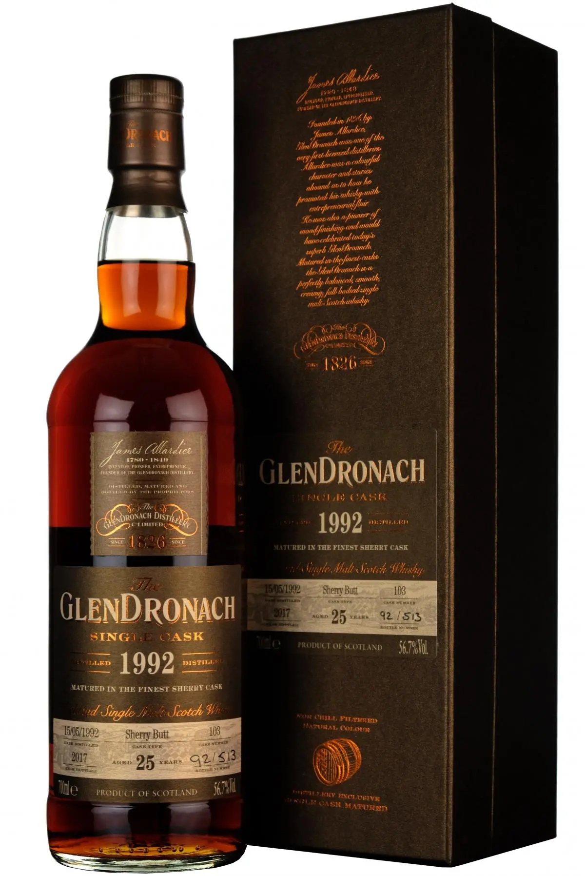 Glendronach 1992-2017 | 25 Year Old | Single Cask 103 | Batch 16 1
