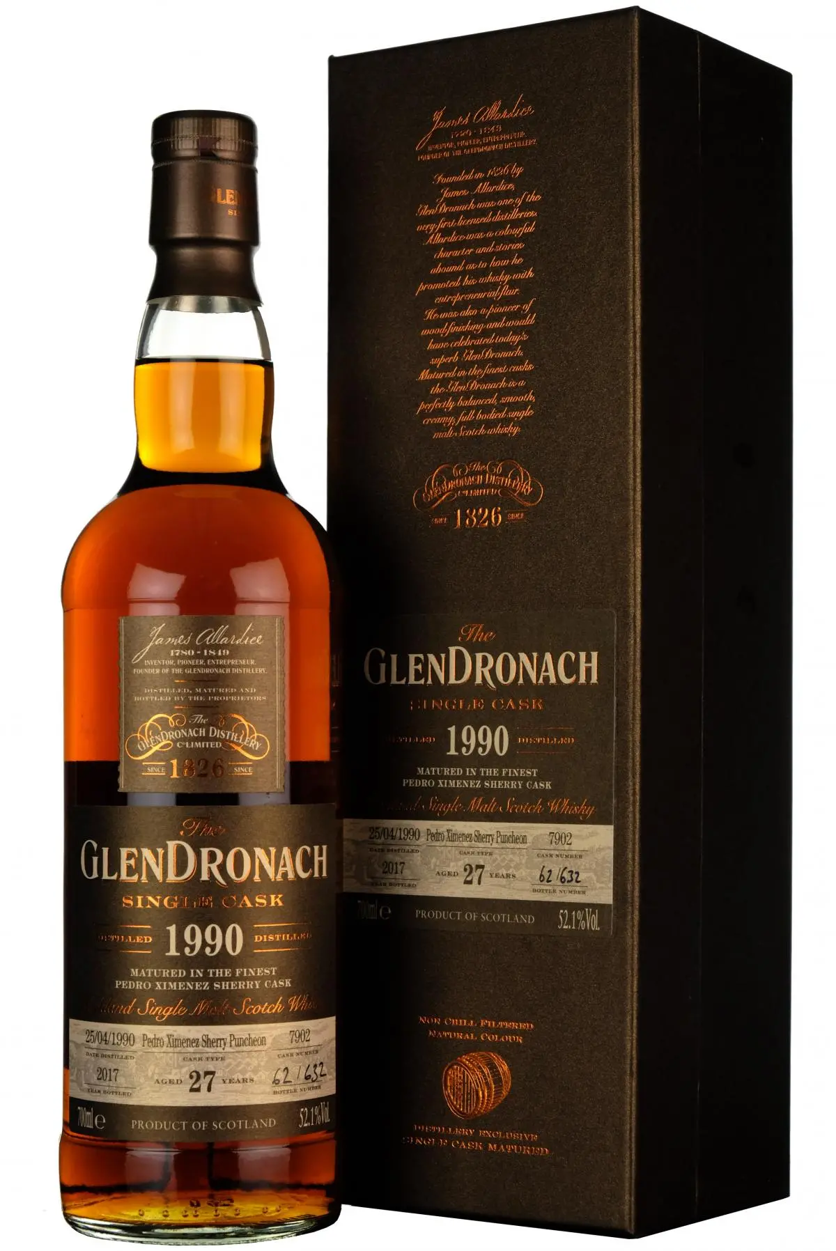 Glendronach 1990-2017 | 27 Year Old | Single Cask 7902 | Batch 16 1