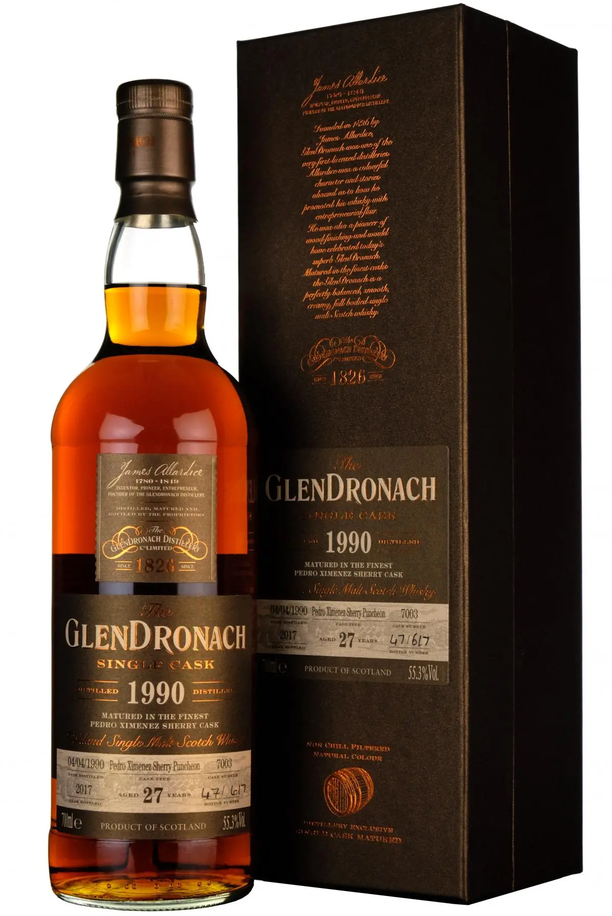 Glendronach 1990-2017 | 27 Year Old | Single Cask 7003 | Batch 16 1