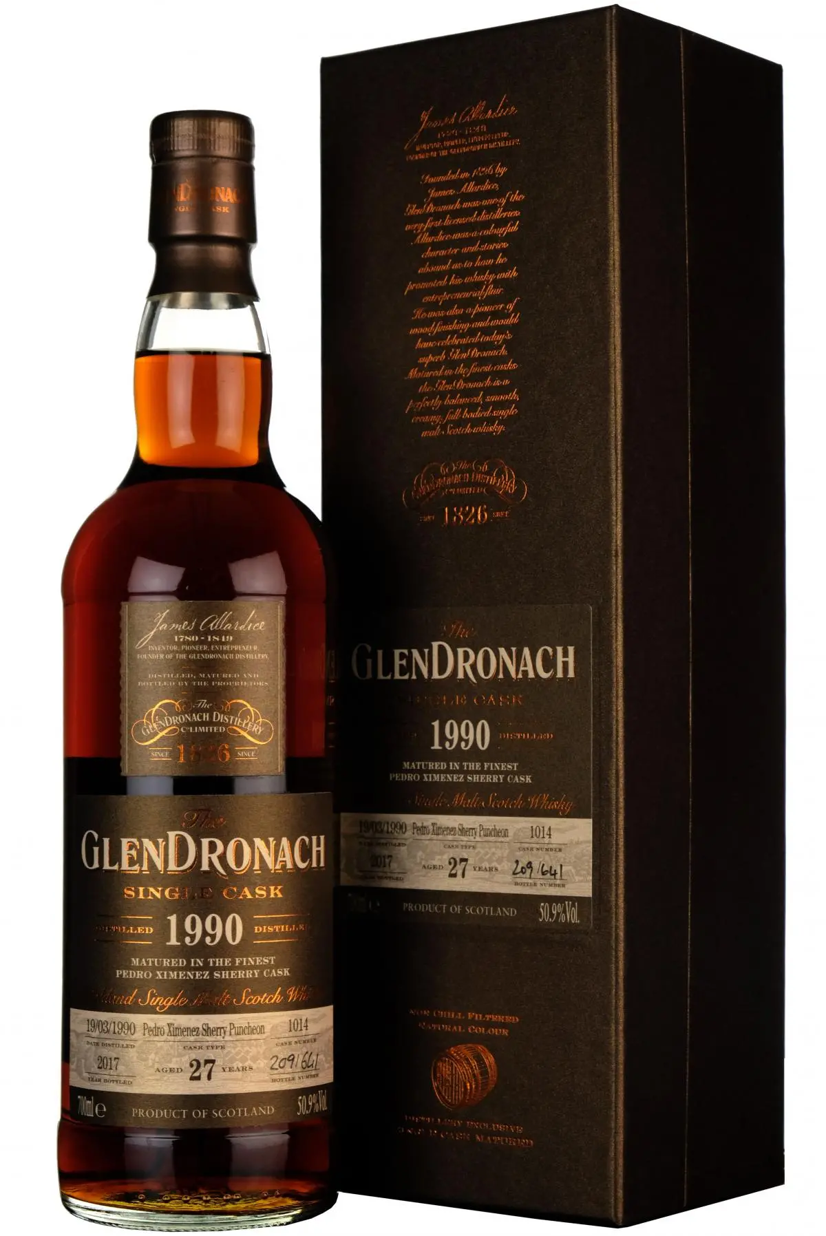 Glendronach 1990-2017 | 27 Year Old | Single Cask 1014 | Batch 16 1