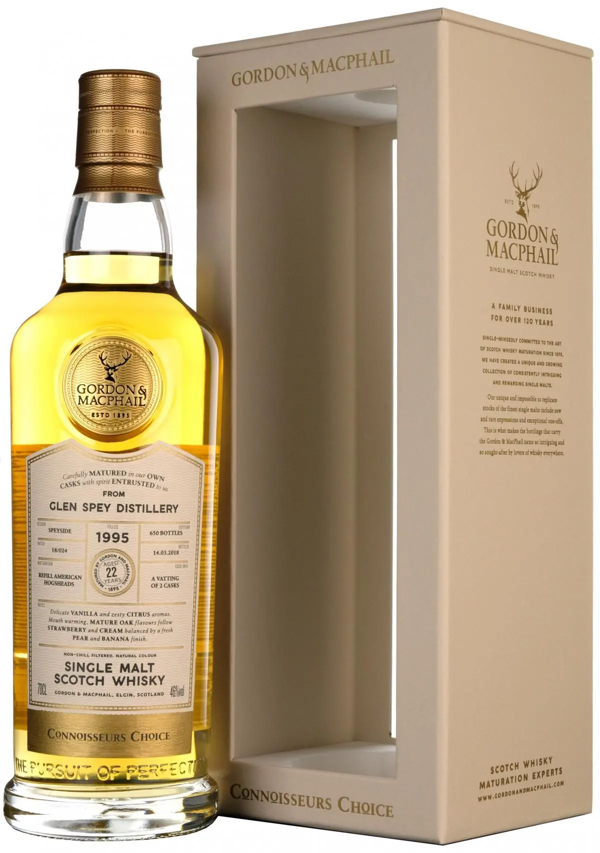 Glen Spey 1995-2018 | 22 Year Old Gordon & Macphail Connoisseurs Choice 1
