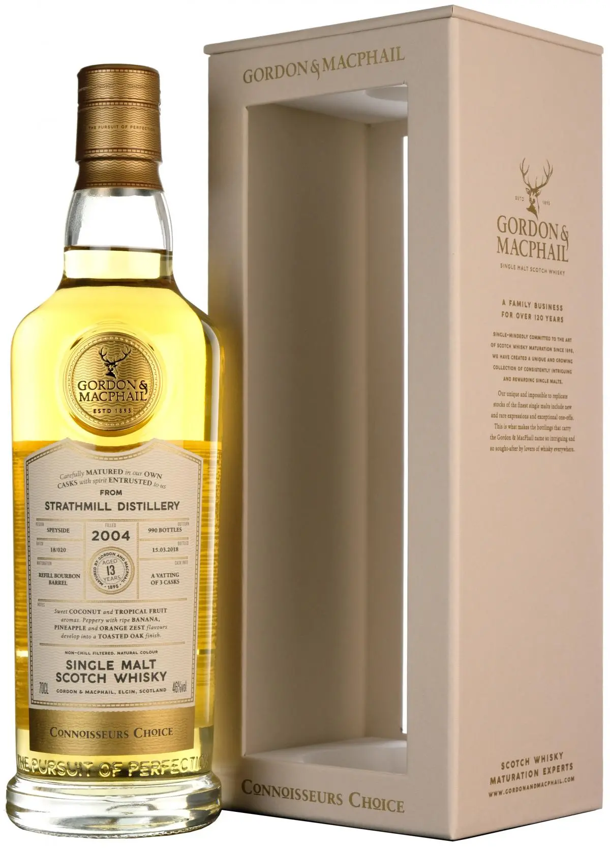 Strathmill 2004-2018 | 13 Year Old Gordon & Macphail Connoisseurs Choice 1