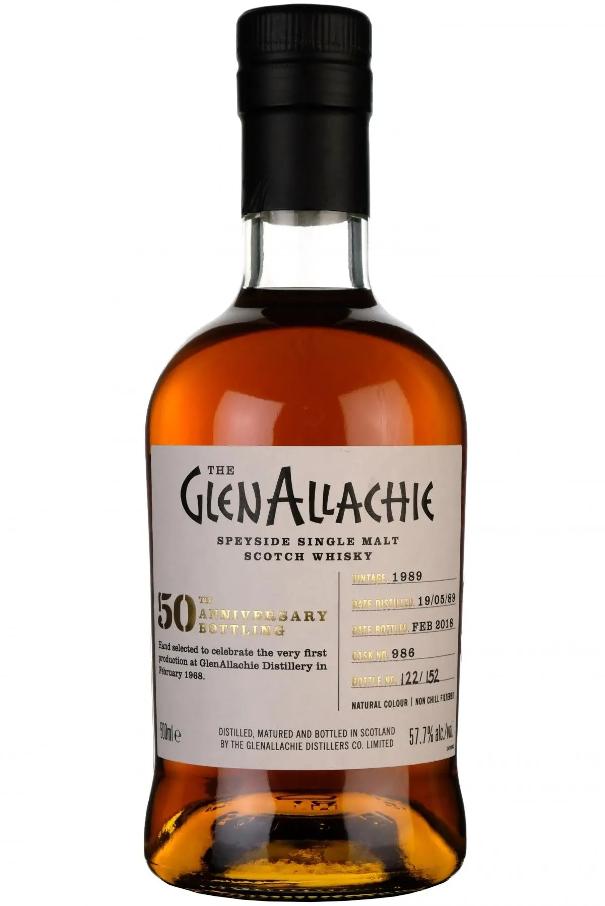 Glenallachie 1989-2018 | Single Cask 986 | 50Th Anniversary Bottling 1