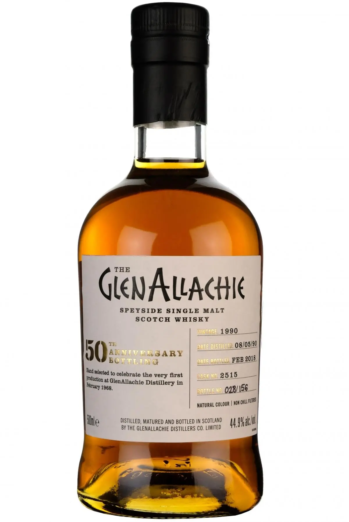 Glenallachie 1990-2018 | 27 Year Old 50Th Anniversary Bottling Cask 2515 1