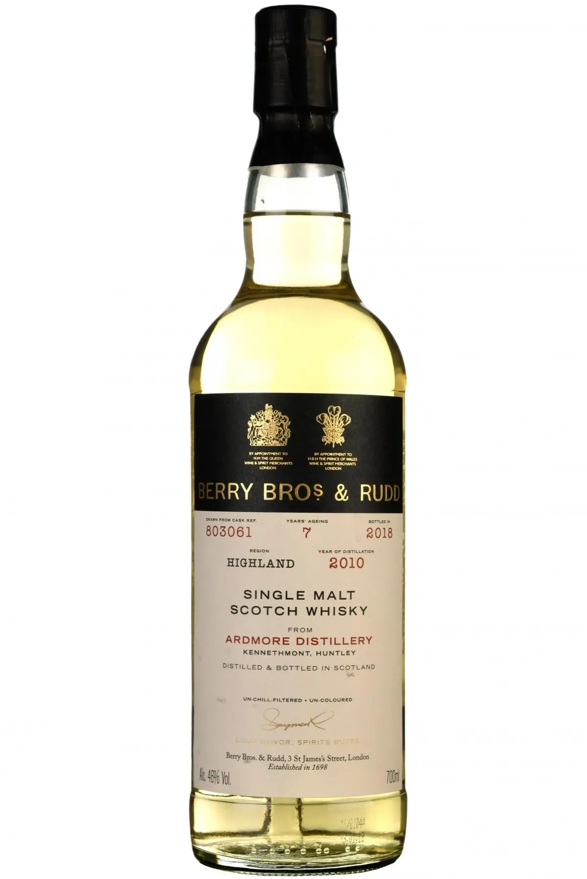 Ardmore 2010-2018 | 7 Year Old | Berry Bros Single Cask 803061 1