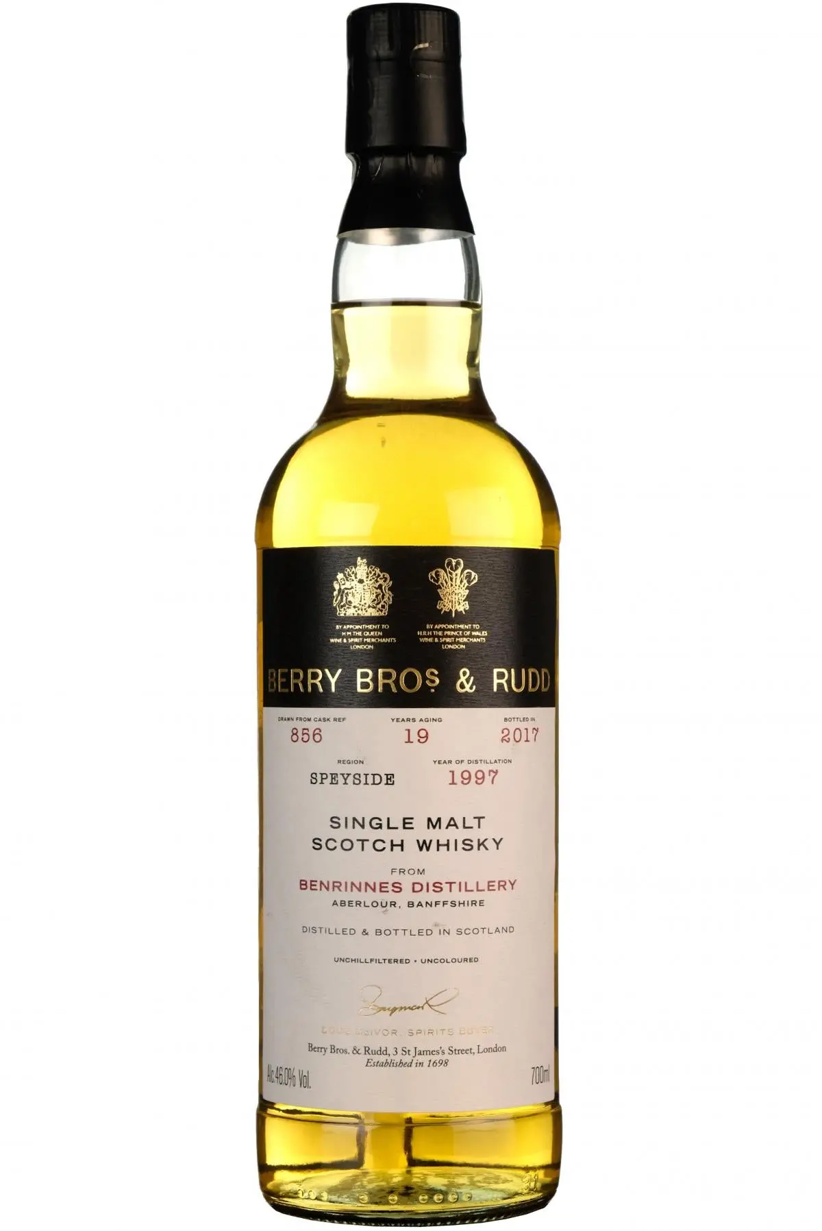 Benrinnes 1997-2017 | 19 Year Old Berry Bros Single Cask 856 1