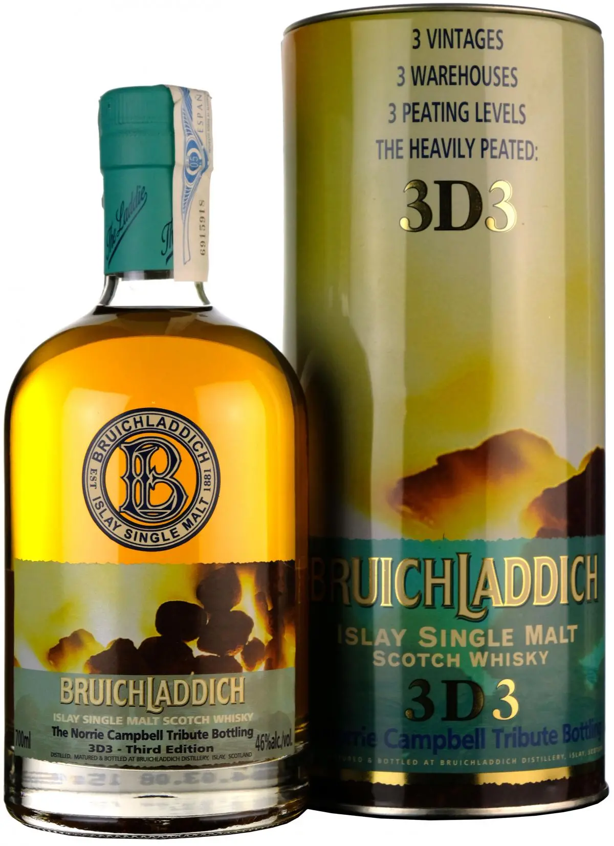 Bruichladdich Norrie Campbell Tribute Bottling | 3Rd Edition 1