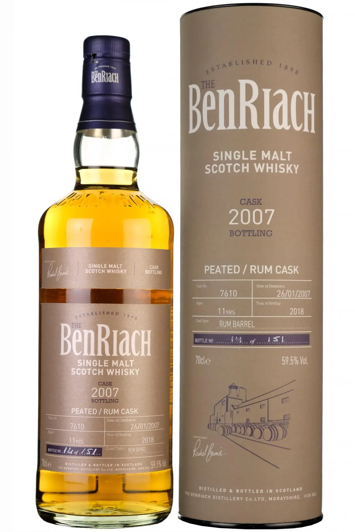 Benriach 2007-2018 | 11 Year Old | Single Cask 7610 | Batch 15 1