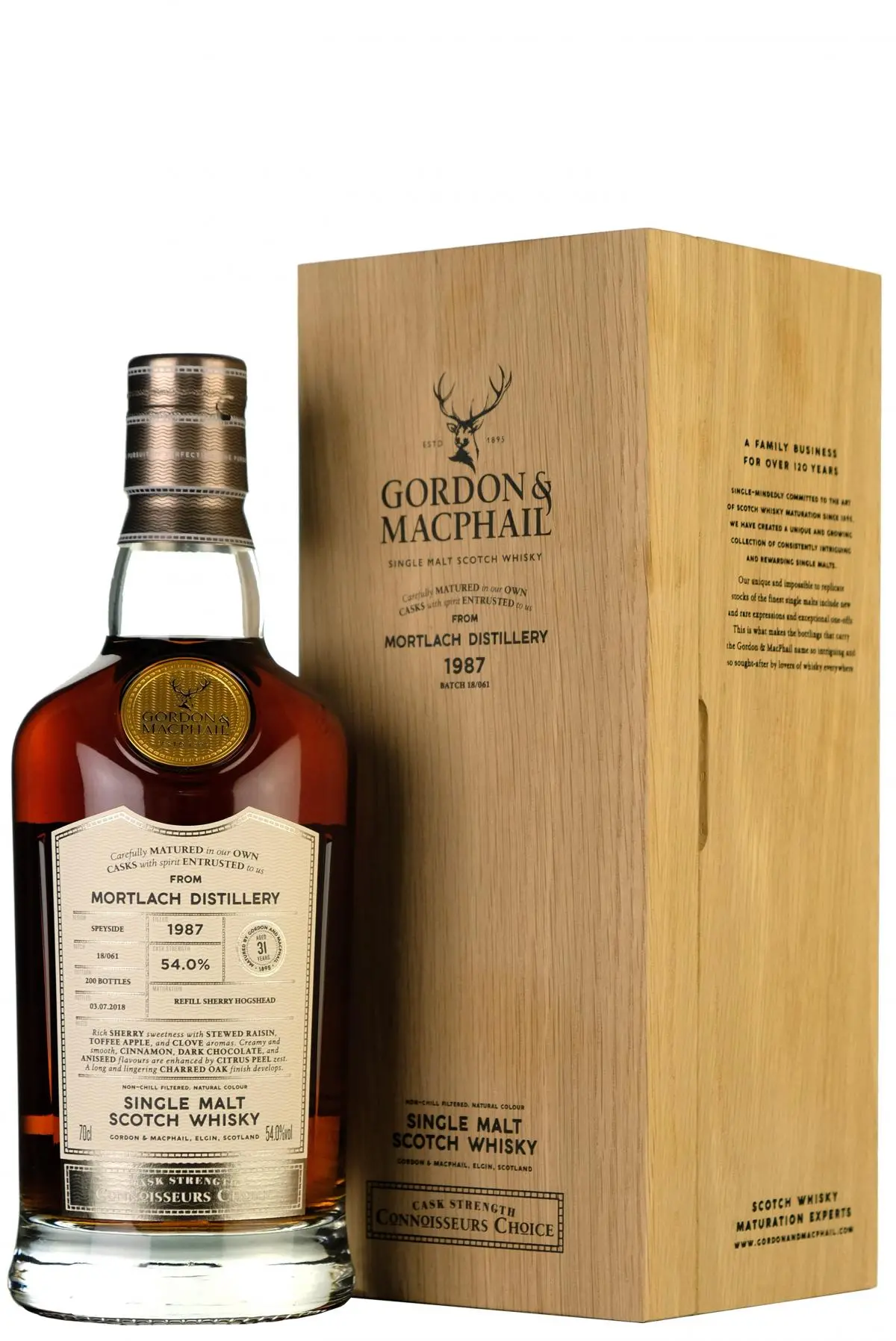 Mortlach 1987-2018 | 31 Year Old | Connoisseurs Choice Cask Strength 1