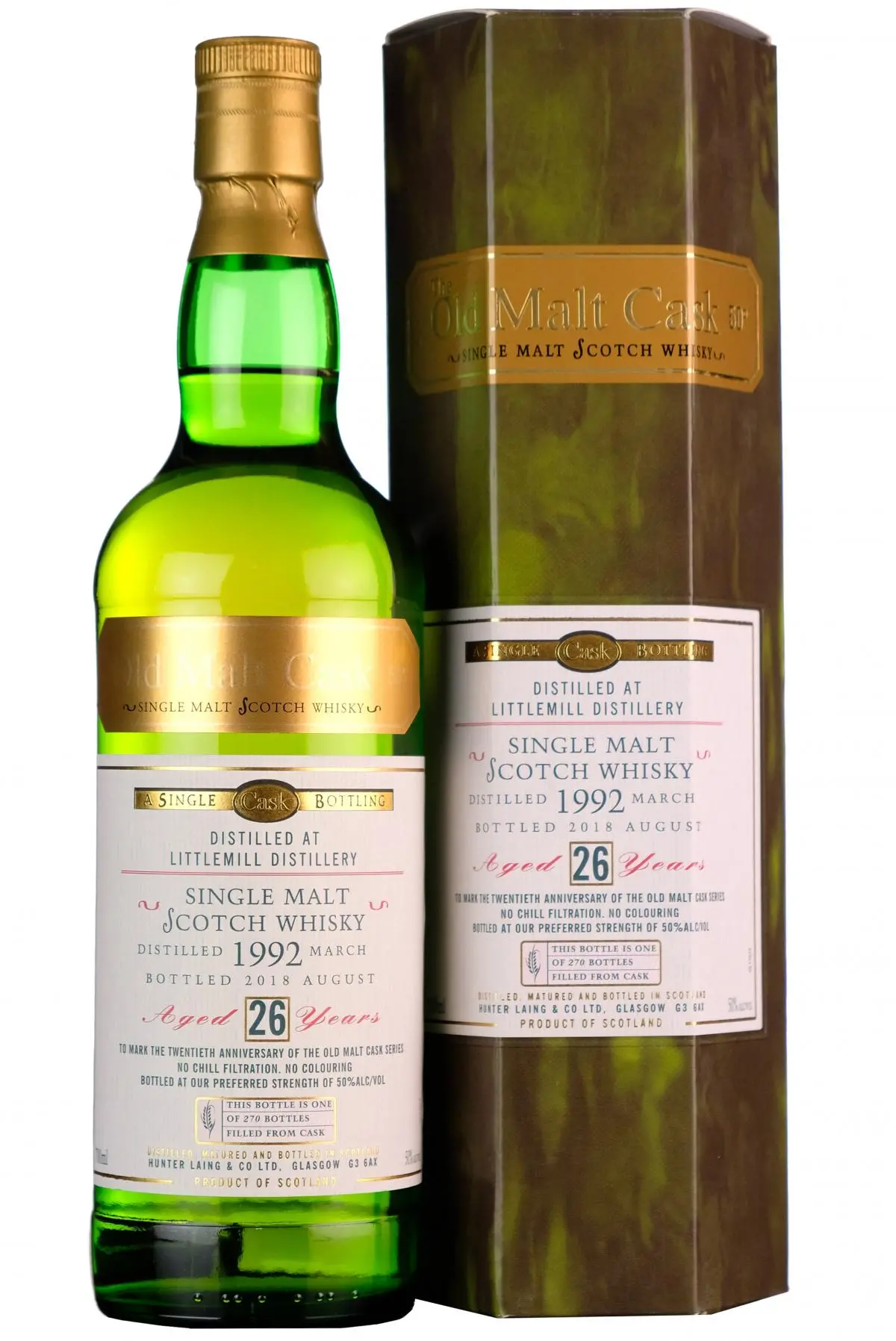 Littlemill 1992-2018 | 26 Year Old | Old Malt Cask 20Th Anniversary 1