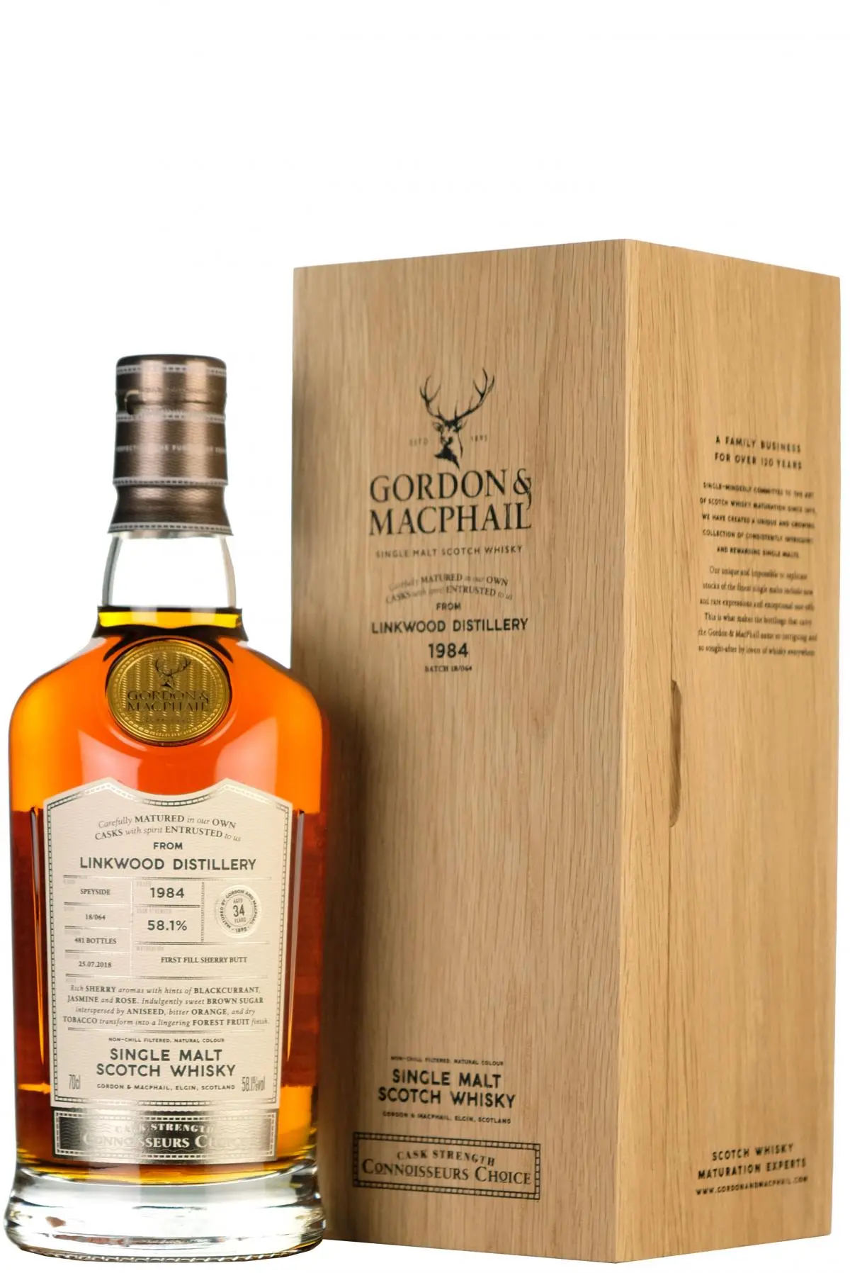 Linkwood 1984-2018 | 34 Year Old | Connoisseurs Choice Cask Strength 1