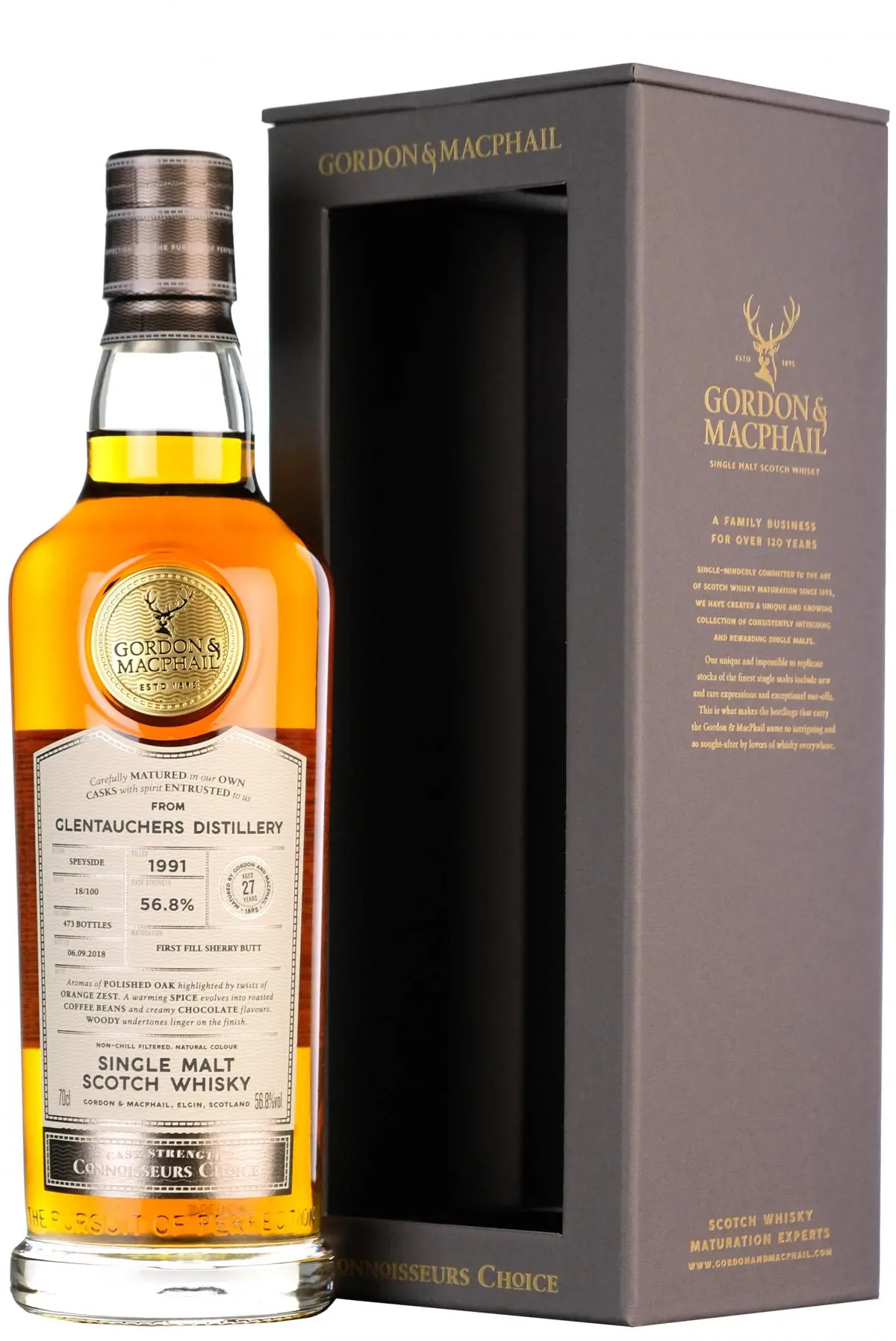 Glentauchers 1991-2018 | 27 Year Old | Connoisseurs Choice Cask Strength 1