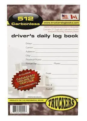 Trkr #512 Daily Log Carbonless 5.5" X8.5" (90) 1