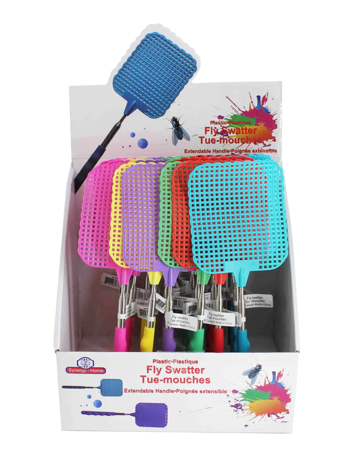 Nov Plastic Fly Swatter 24/Disp 1