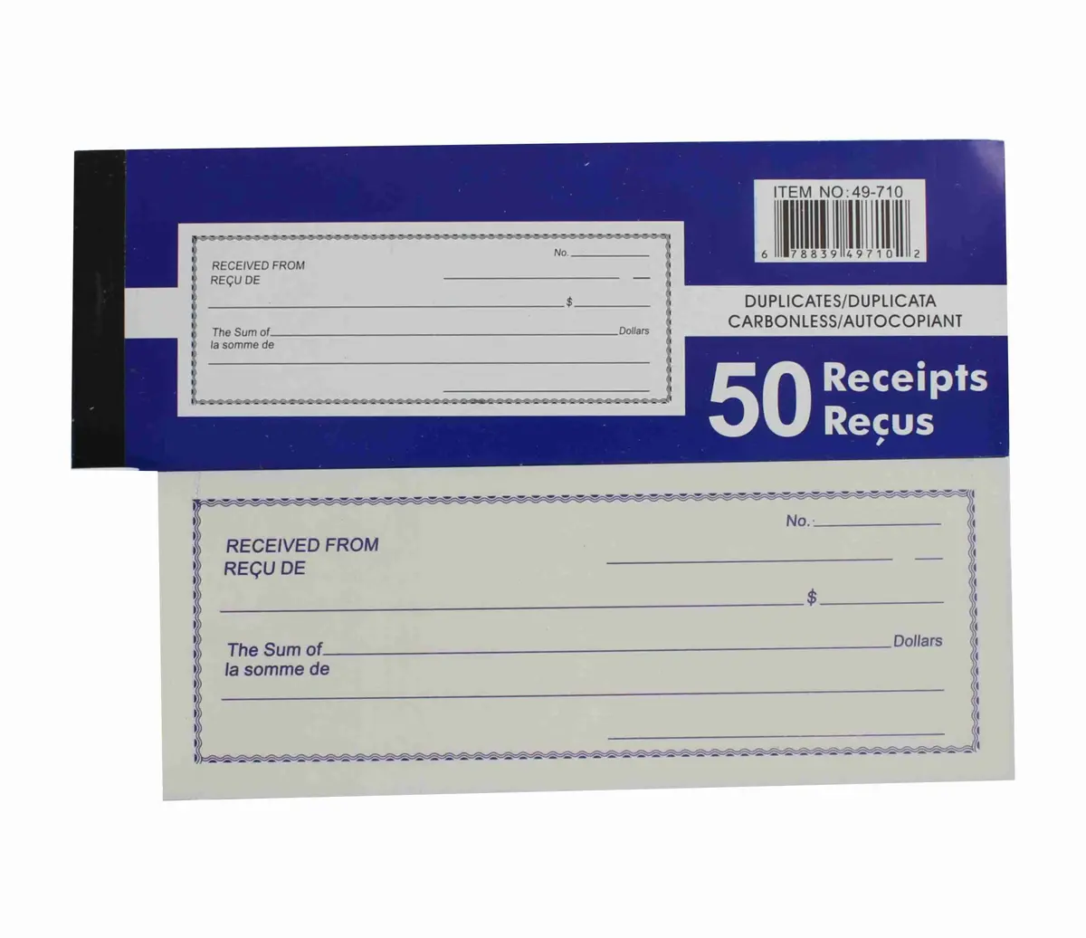 Sty Receipt Book Duplicate 50'S 1