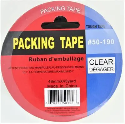 Sty Clear Packing Tape 45 Yrd (48) (50-190) 1