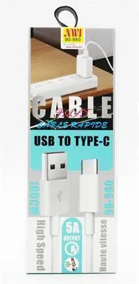 Acc Type C Usb 3.3Ft High Speed (90-980) 1