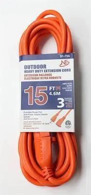 Ext Cord 15Ft (91-755) 1