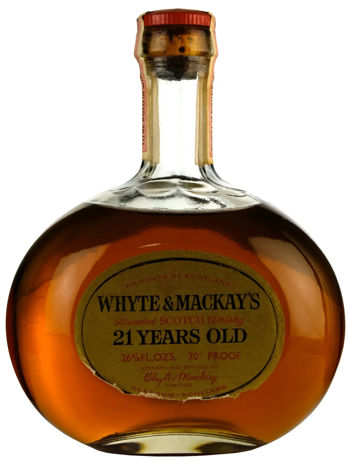 Whyte & Mackay 21 Year Old 1970S 1