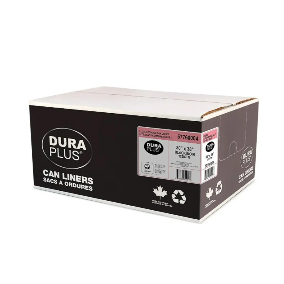 G/Bags Dura Plus 30"X38" X-Srtong Black (125/Cs) 1