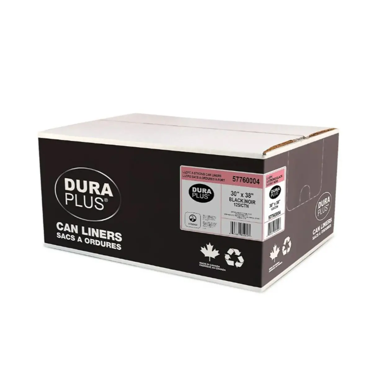 G/Bags Dura Blk 30X38 Xstrong (125/Cs) 1
