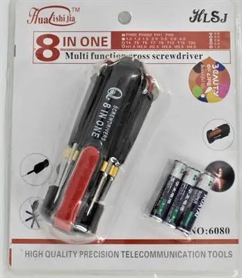 Tk (D) Screwdriver 8-In-1 (3Aaa Batt) (6080) 1