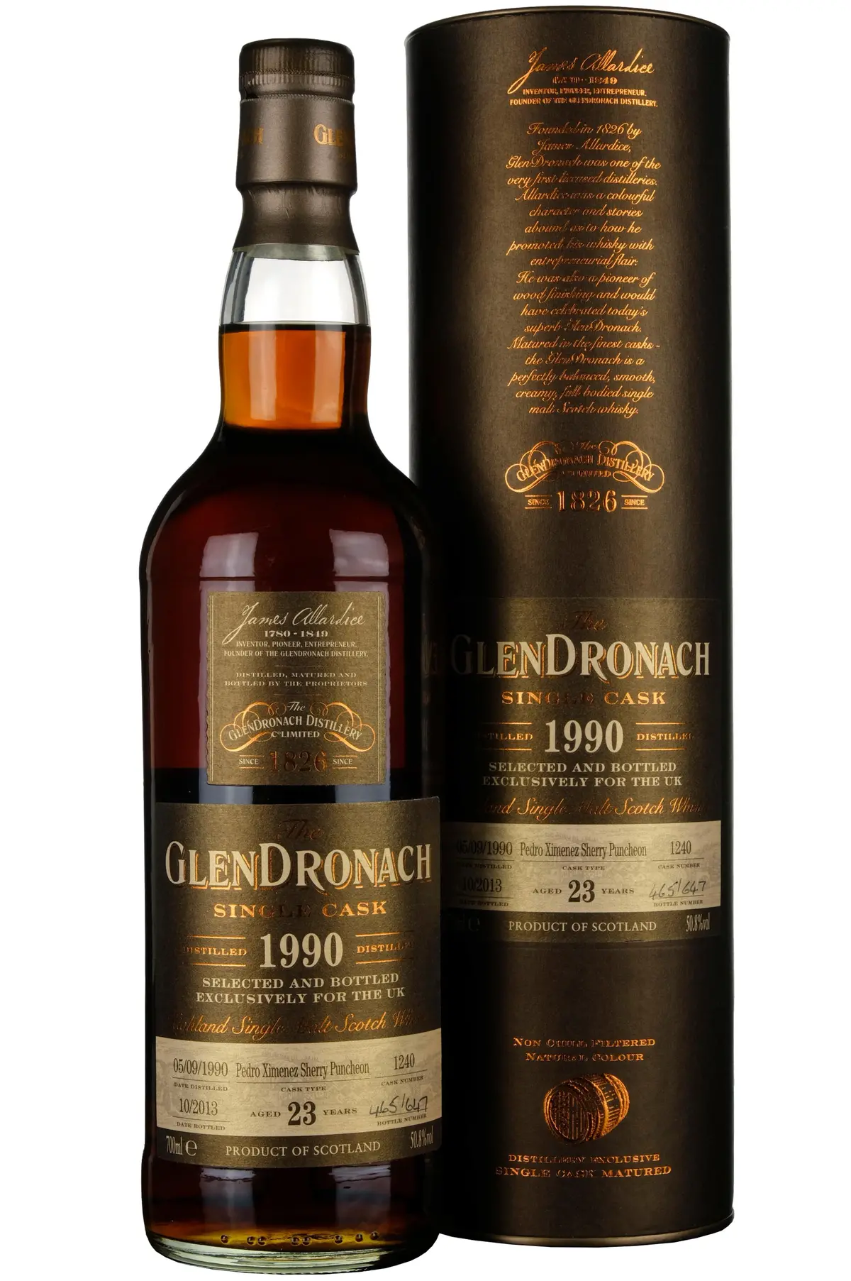 Glendronach 1990-2013 | 23 Year Old Single Cask 1240 Uk Exclusive 1
